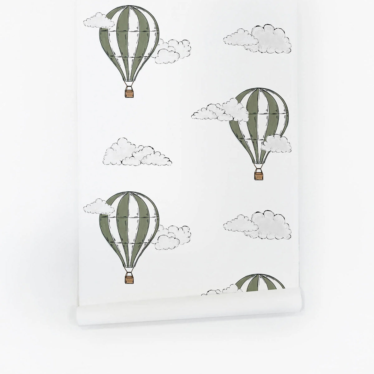 Hot Air Balloon, Pattern Wallpaper for Kids | Hello Circus