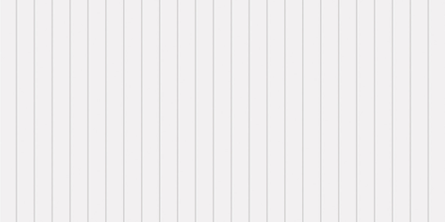 Shiplap, Vertical Striped Wallpaper in White close up