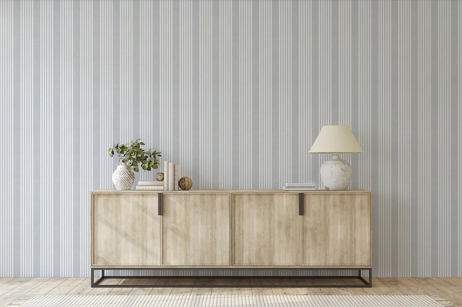 HC-Stripes_Linen_Pattern_Wallpaper-GreyBlue-Interior2.webp